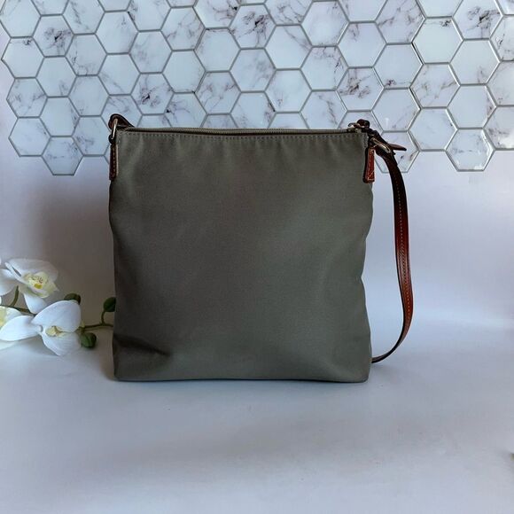 Dooney & Bourke Nylon Shoulder Bag Khaki - Picture 2 of 10